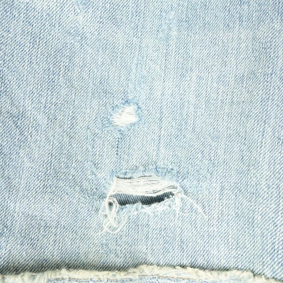 Madewell Denim Jean Shorts Womens Size 28 Distressed Rolled Cut Off Hem - Picture 3 of 14